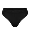 Noir bottoms - ribbed - black