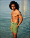 Men Swim Shorts - Classic Green