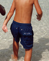 Boy's Swim Shorts - Classic Navy Blue